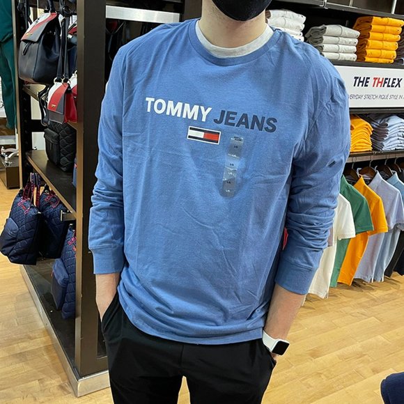 Tommy Hilfiger 78J4107 420 Long Sleeve Tee T shirt NWT - Picture 2 of 9